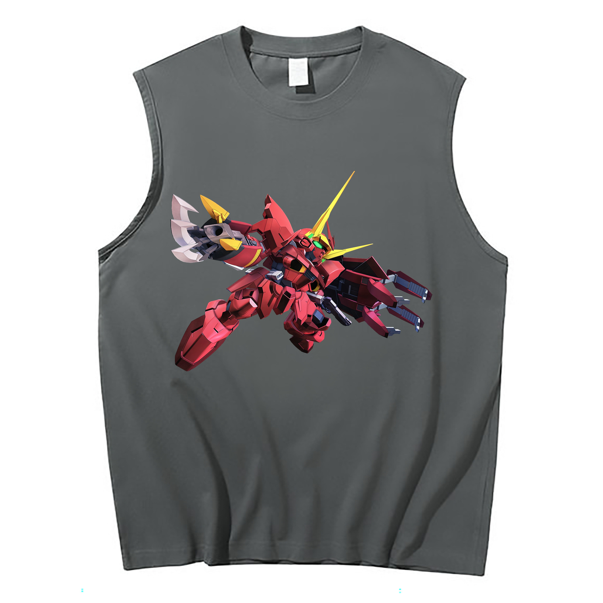 （画像用） 機動戦士ガンダム Mobile Suit Gundam コットン100％タンクトップ（フロントプリント）
